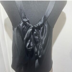 Victoria's Secret Black Satin Top
